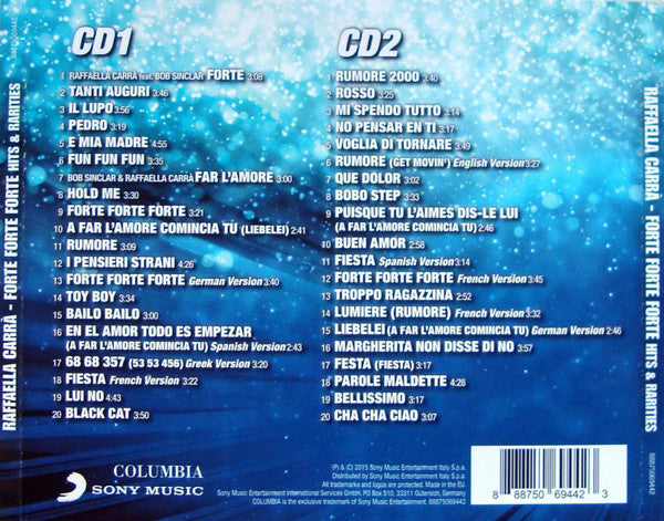 Raffaella Carrà : Forte Forte Forte (Hits &amp; Rarities) (2xCD, Comp)
