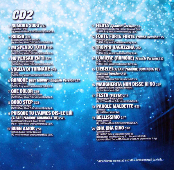Raffaella Carrà : Forte Forte Forte (Hits &amp; Rarities) (2xCD, Comp)