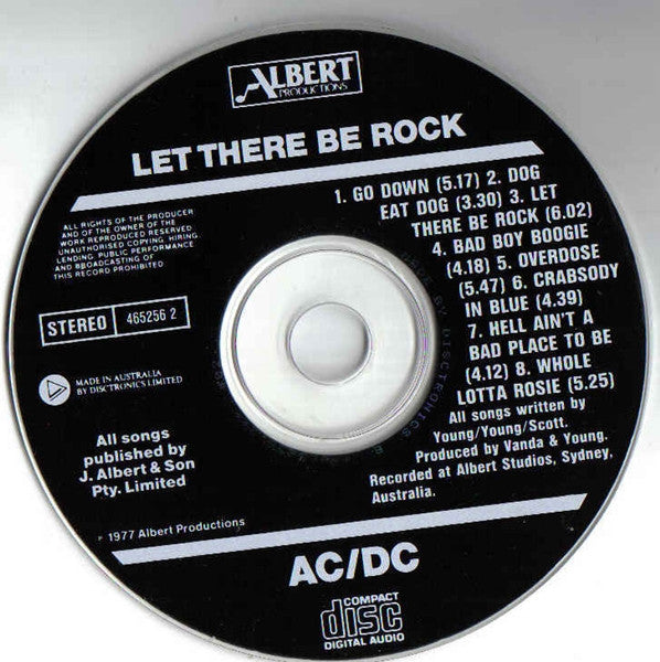 AC/DC : Let There Be Rock (CD, Album, RE)
