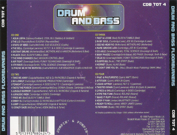 Various : Drum And Bass (40 Drum 'n' Bass Floorburners) (4xCD, Comp)