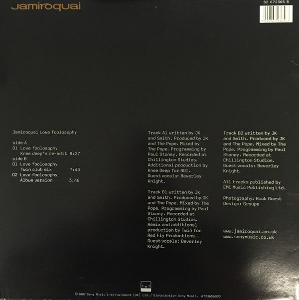 Jamiroquai : Love Foolosophy (12", Single)