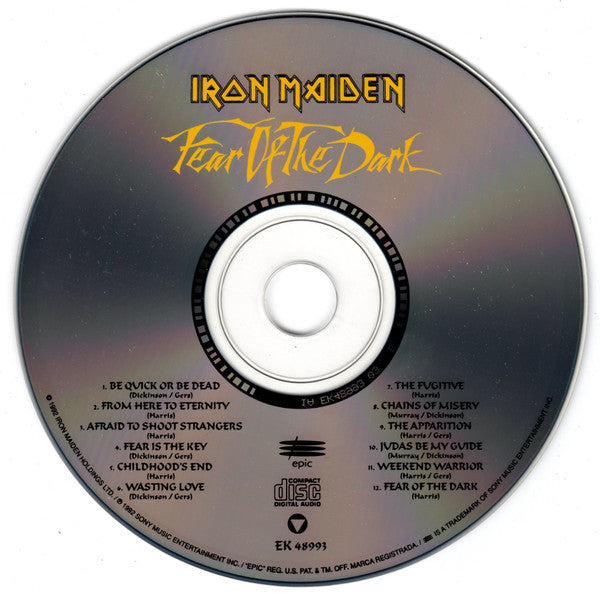 Iron Maiden : Fear Of The Dark (CD, Album)