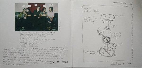 Courtney Barnett : Sometimes I Sit And Think, And Sometimes I Just Sit (2xLP, Album, Dlx, Ltd, Ora)