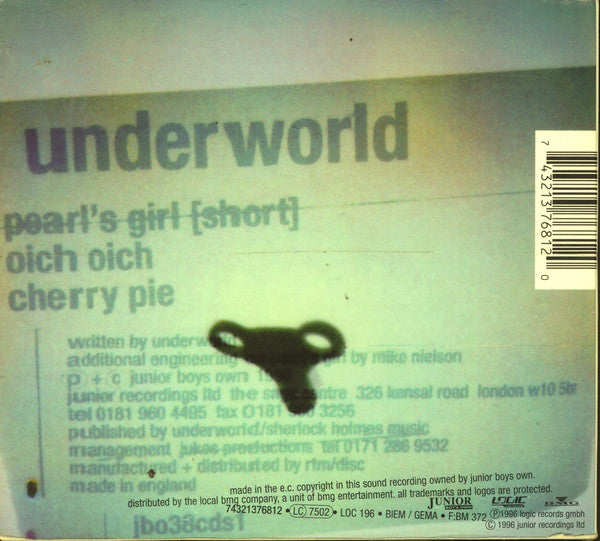 Underworld : Pearl&#39;s Girl (Carp Dreams...Koi) (2xCD, Single)
