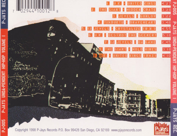 Greyboy : Presents P-Jays Unda-Pendent Hip-Hop Volume 1 (CD, Comp)