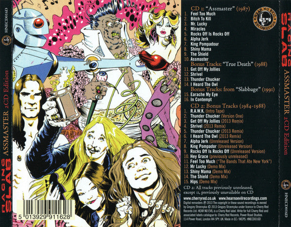 Raging Slab : Assmaster (2xCD, Album, Comp, Dlx, RE, RM)