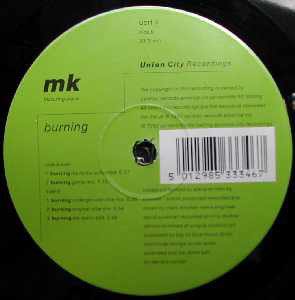 MK* Featuring Alana : Burning (12&quot;)