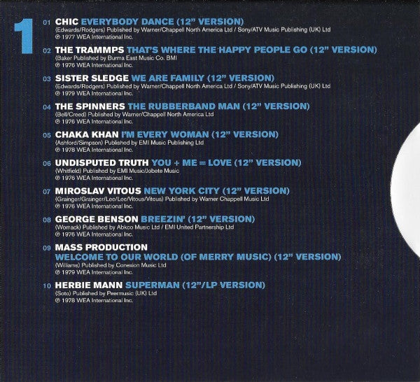 Various : 12 Inch Dance 70s Groove (3xCD, Comp)