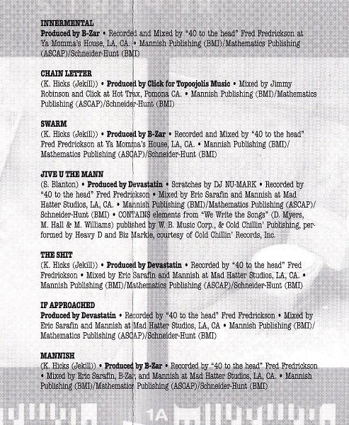 Mannish : Audio Sedative (CD, Album)