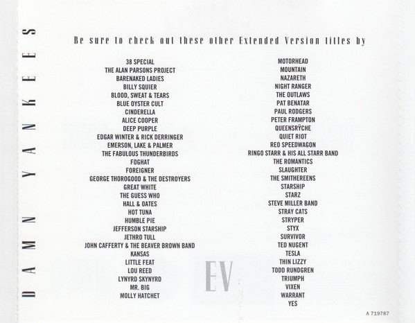 Damn Yankees : Extended Versions (CD, Album)