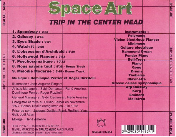 Space Art (2) : Trip In The Center Head (CD, Album)