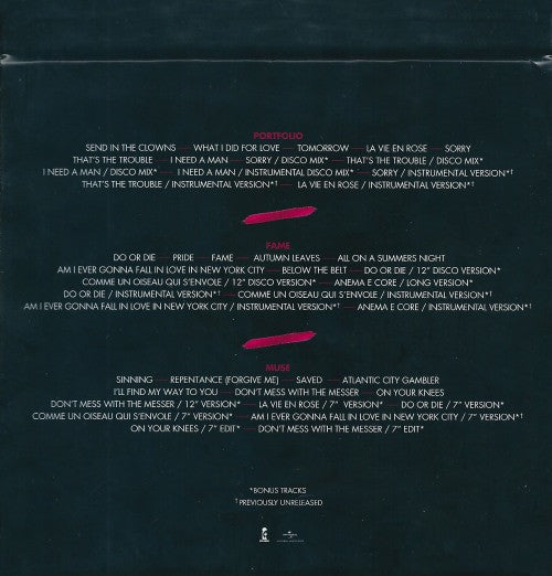 Grace Jones : Disco (Box, Comp + CD, Album, P/Mixed, RE, RM + CD, Album)