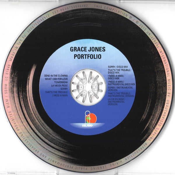 Grace Jones : Disco (Box, Comp + CD, Album, P/Mixed, RE, RM + CD, Album)