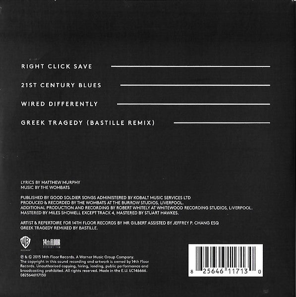 The Wombats : Glitterbug B-Sides (CD, EP)
