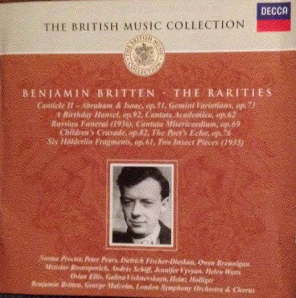 Benjamin Britten : The Rarities (2xCD, Comp)