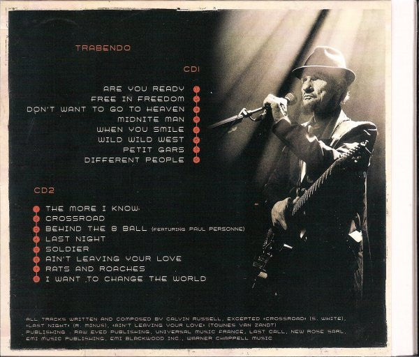 Calvin Russell : Contrabendo (2xCD, Album, Dig + DVD-V, PAL, DVD + Sli)