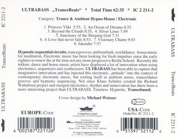 Ultrabass : TranceBeats (CD, Album, RM)