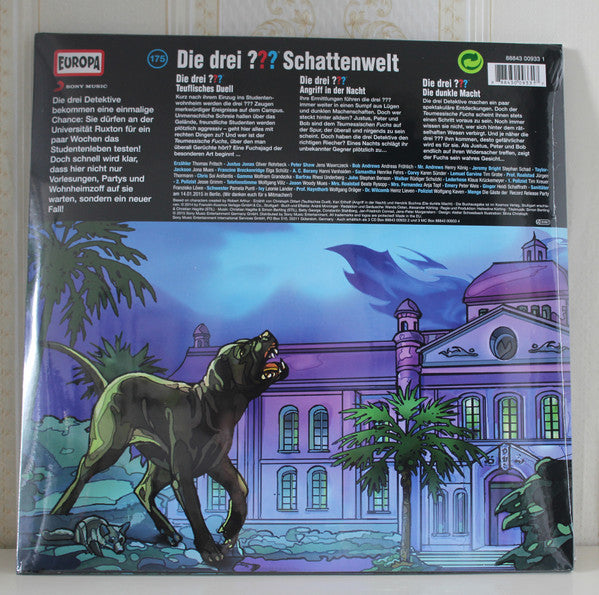 Christoph Dittert, Kari Erlhoff, Hendrik Buchna : Die Drei ??? 175 - Schattenwelt (3xLP, Pic)