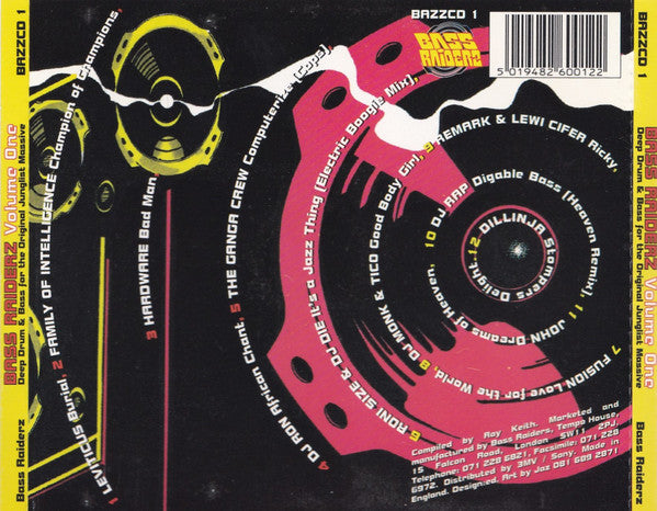 Various : Bass Raiderz - Volume One (CD, Comp)