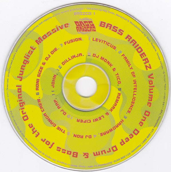 Various : Bass Raiderz - Volume One (CD, Comp)