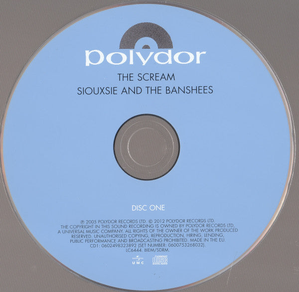 Siouxsie And The Banshees* : The Scream (CD, Album, RE + CD, Comp + RM, RP)