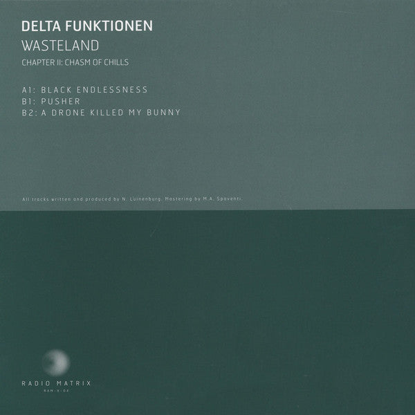 Delta Funktionen : Wasteland - Chapter II: Chasm Of Chills (12", EP)