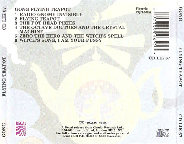 Gong : Flying Teapot (Radio Gnome Invisible Part 1) (CD, Album, RE)