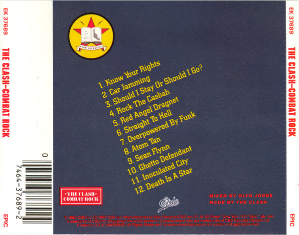 The Clash : Combat Rock (CD, Album, RE, CMU)