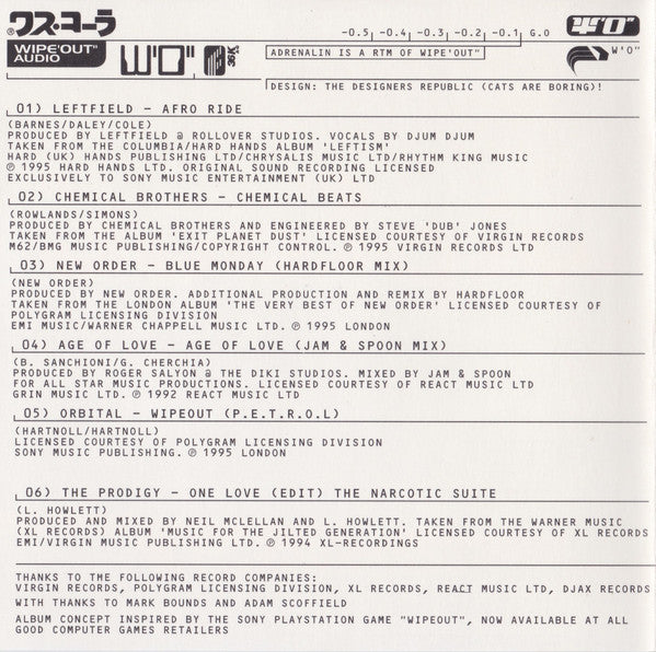 Various : Wipe‘out“ - The Music (CD, Comp)