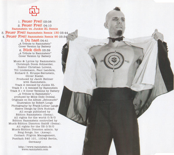 Rammstein : Feuer Frei! (CD, Single, Enh)