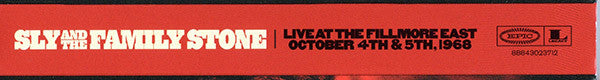 Sly And The Family Stone* : Live At The Fillmore East October 4th &amp; 5th, 1968 (4xCD, Album)
