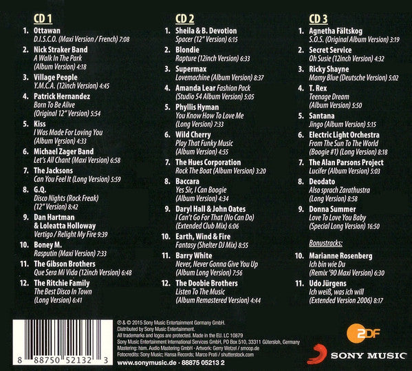 Various : Kult! Präsentiert Disco - The Long Versions (3xCD, Comp)