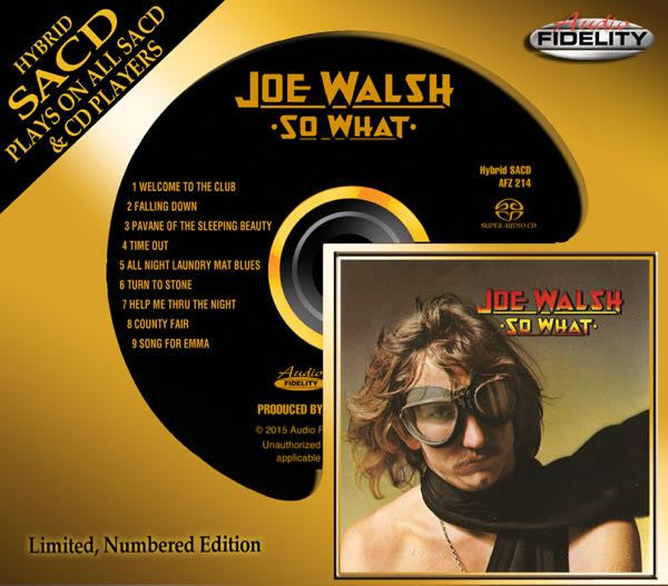 Joe Walsh : So What (SACD, Hybrid, Album, Ltd, Num, RE, RM)