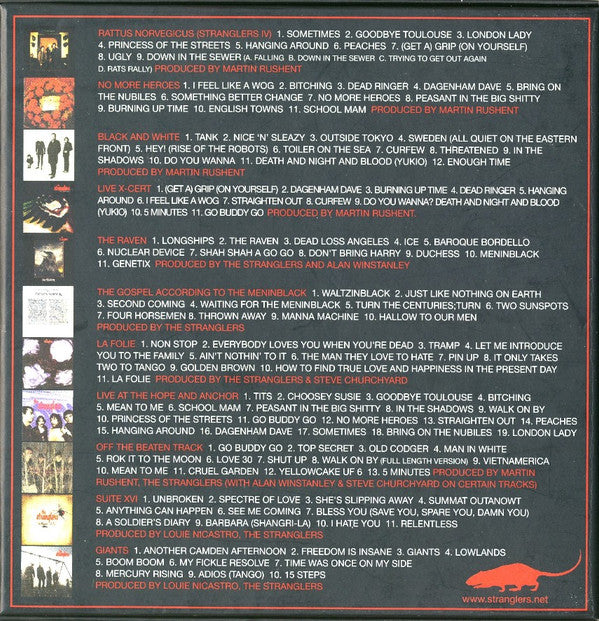 The Stranglers : Giants And Gems: An Album Collection (CD, Album, RE + CD, Album, RE + CD, Album, RE + CD)