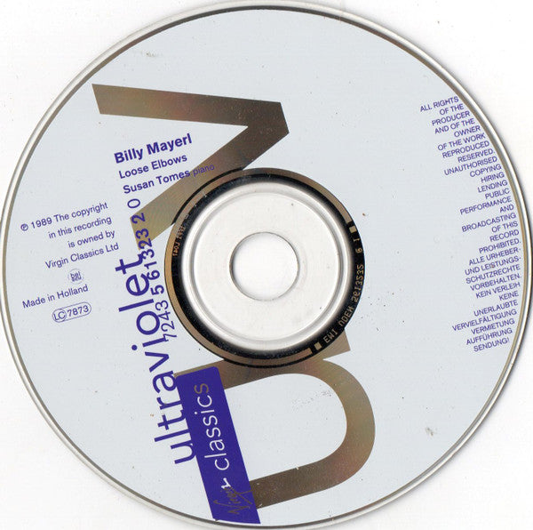 Susan Tomes - Billy Mayerl : Loose Elbows - Piano Music Of Billy Mayerl (CD, Album, RE)