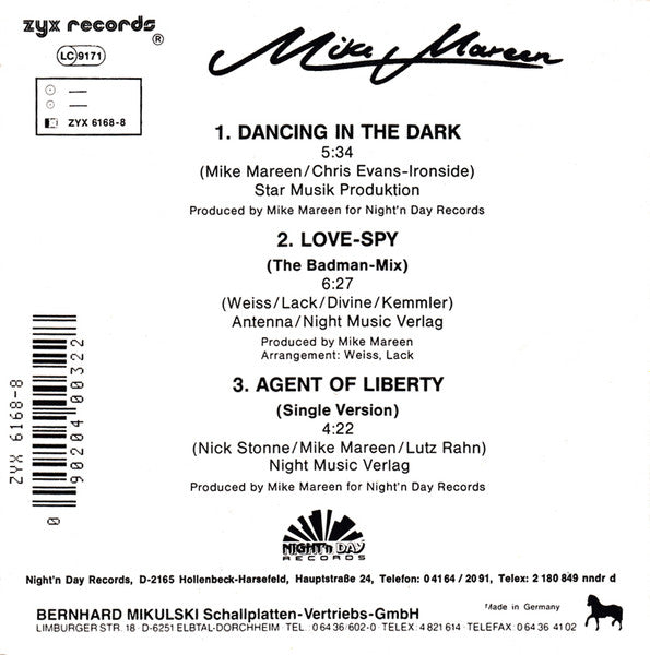 Mike Mareen : Love-Spy (CD, Mini, Maxi)