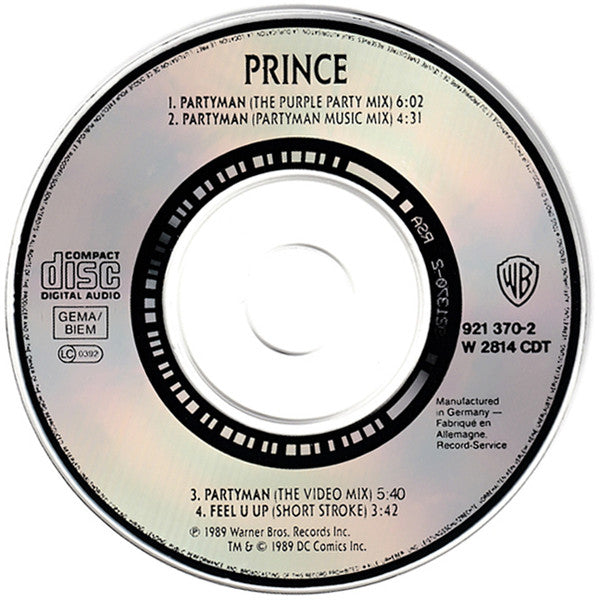 Prince : Partyman (Remixes) (CD, Mini, Single)