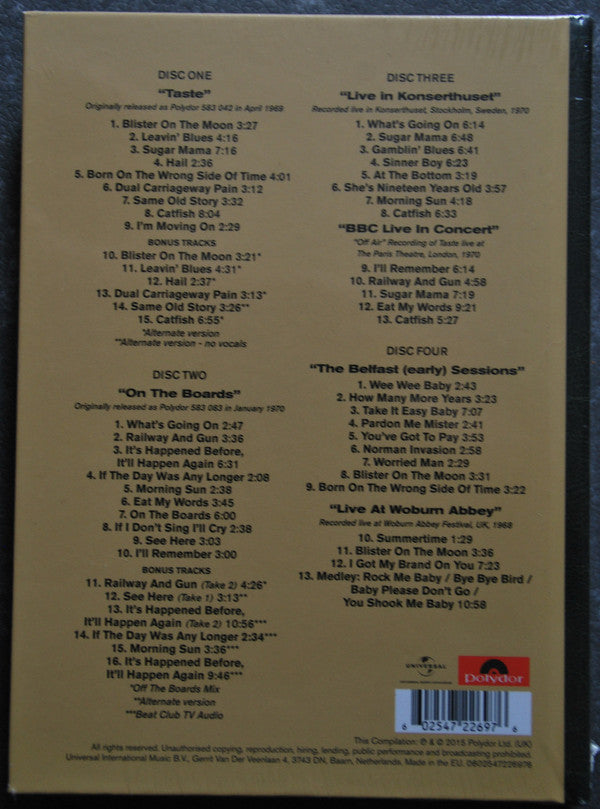 Taste (2) : I'll Remember (4xCD, Comp, RM)