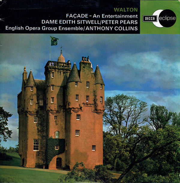 Sir William Walton, Edith Sitwell / Peter Pears, The English Opera Group / Anthony Collins (2) : Façade - An Entertainment (LP, RE, RM)