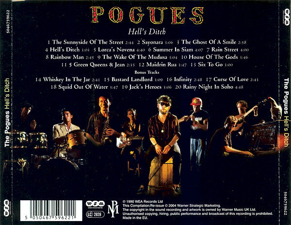 The Pogues : Hell&#39;s Ditch (CD, Album, RE, RM)