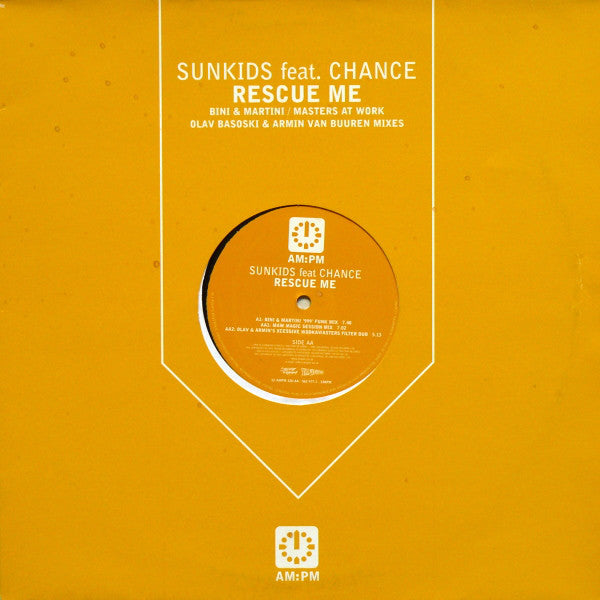 Sunkids Feat Chance : Rescue Me (12&quot;)