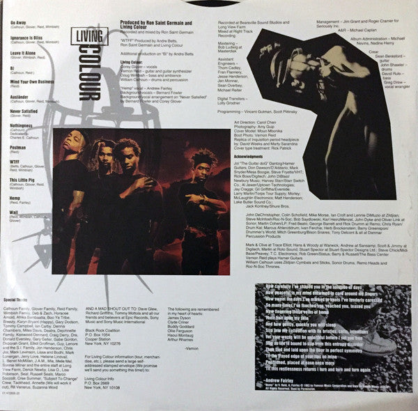 Living Colour : Stain (LP, Album)