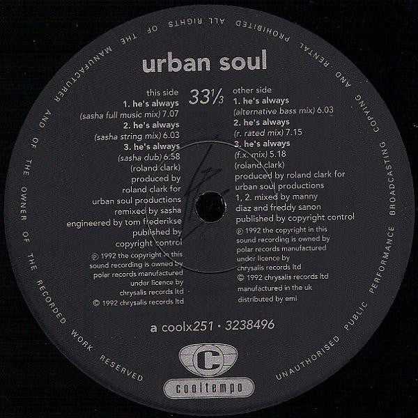 Urban Soul : Always (12&quot;)