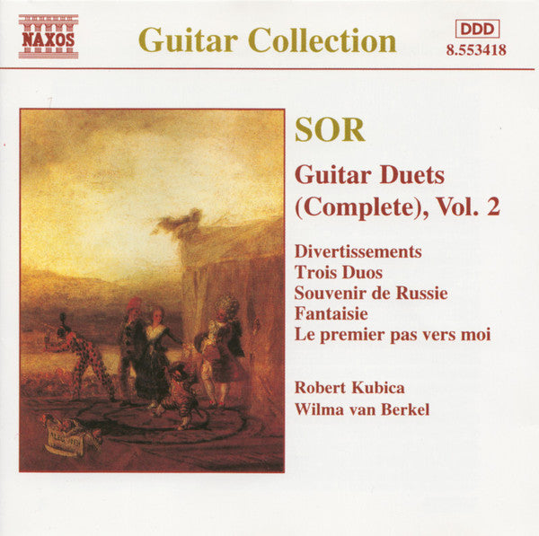 Sor* - Robert Kubica • Wilma van Berkel : Guitar Duets (Complete), Vol. 2 (CD, Album)