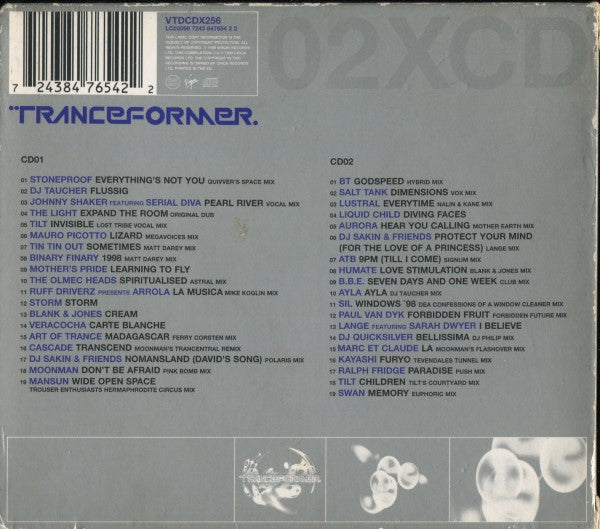 Various : Tranceformer. (The Uplifting Mix) (2xCD, Mixed)