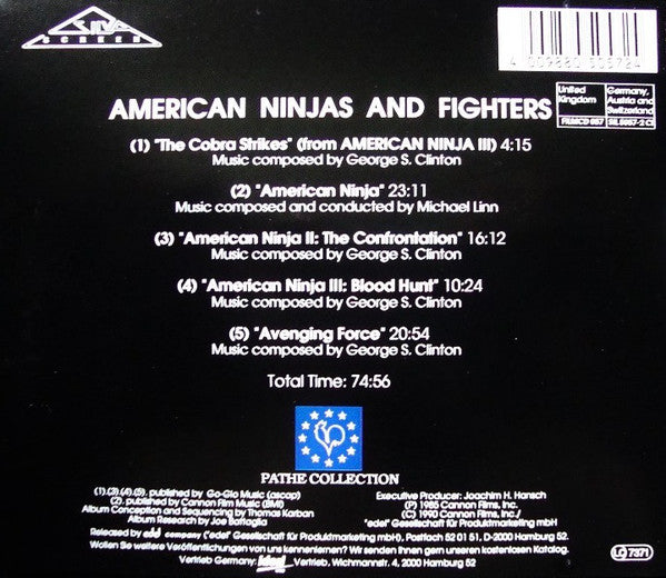 George S. Clinton, Michael Linn : American Ninjas And Fighters (Original Motion Picture Soundtrack) (CD, Comp)
