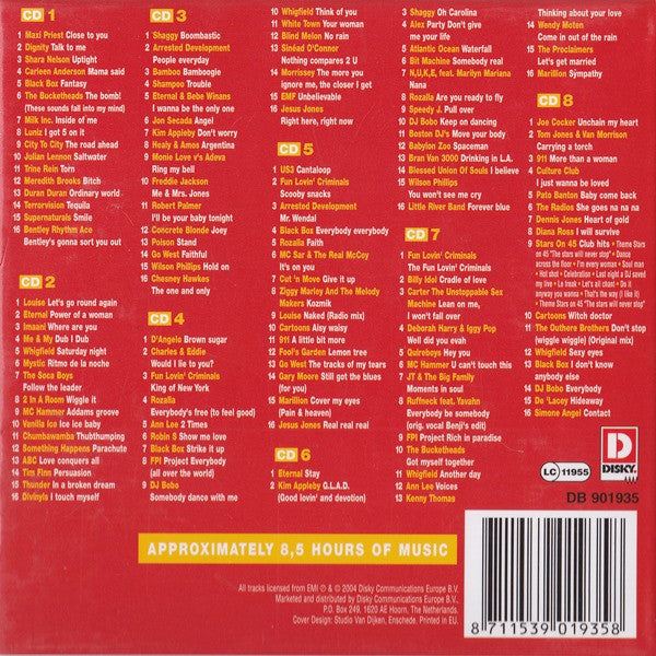 Various : Greatest Hits Of The 90's (8xCD, Comp + Box)