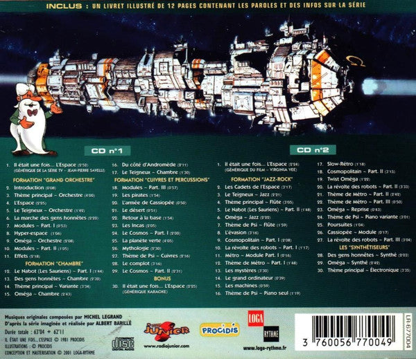 Michel Legrand : Il Était Une Fois... L'espace (Bande Originale Du Dessin Animé) (2xCD, Album)