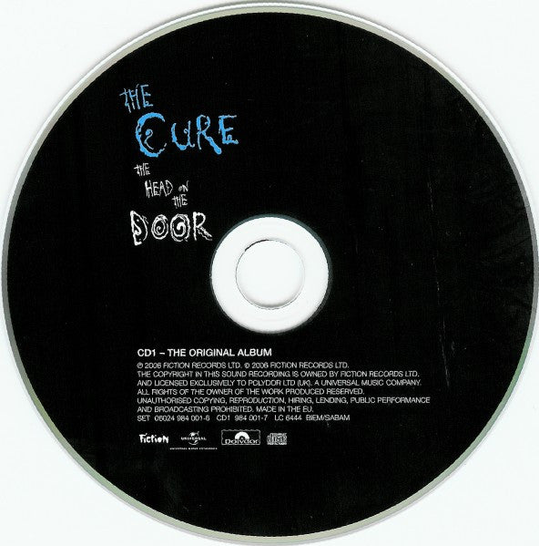 The Cure : The Head On The Door (CD, Album, RE + CD, Comp + Dlx, RM, Dig)