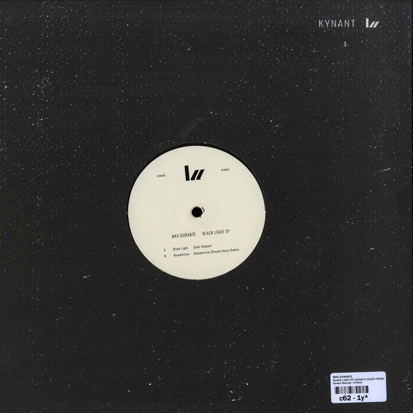 Max Durante : Black Light EP (12", EP, 180)